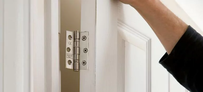 Bathroom Stall Door Hinge Repair in Englewood, FL