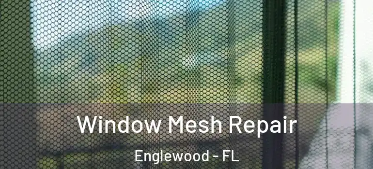 Window Mesh Repair Englewood - FL